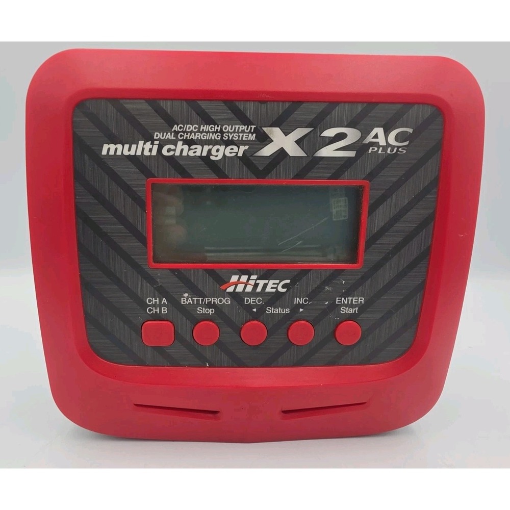 HiTEC X2 AC Pro AC/DC Dual Port RC Balance Charger for LiPo LiHV LiFe NiMH
